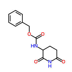3-N-Cbz-amino-2,6-dioxopiperidine structure, CAS 24666-55-5