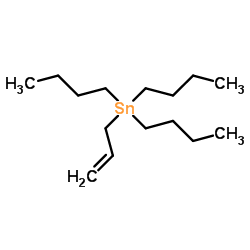 Allyltributyltin structure, CAS 24850-33-7
