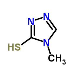 4-Methyl-1,2,4-triazole-3-thiol structure, CAS 24854-43-1