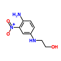 2-(4-Amino-3-nitroanilino)ethanol structure, CAS 24905-87-1