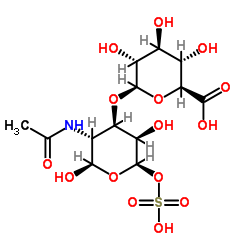 Chondroitin 4-sulfate structure, CAS 24967-93-9