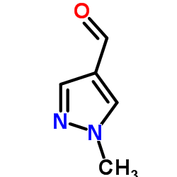 1-Methyl-1H-pyrazole-4-carbaldehyde structure, CAS 25016-11-9