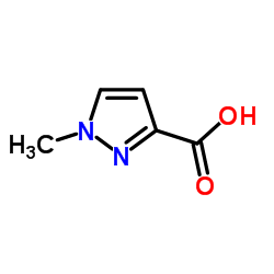 1-Methyl-1H-pyrazole-3-carboxylic acid structure, CAS 25016-20-0