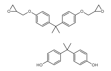 Poly(Bisphenol A-co-epichlorohydrin) glycidyl end-capped structure, CAS 25036-25-3