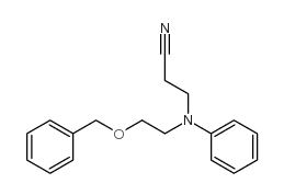 3-((2-(Benzoyloxy)ethyl)phenylamino)propiononitrile structure, CAS 25047-90-9