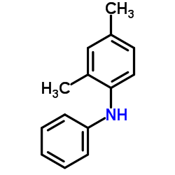 2,4-Dimethyldiphenylamine structure, CAS 25078-04-0