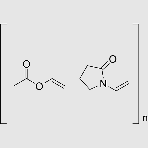 Poly(1-vinylpyrrolidone-co-vinyl acetate) structure, CAS 25086-89-9