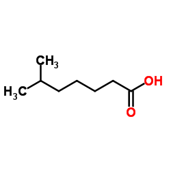 Isooctanoic acid structure, CAS 25103-52-0