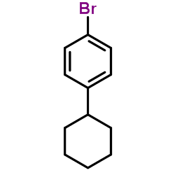 1-Bromo-4-cyclohexylbenzene structure, CAS 25109-28-8