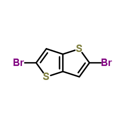 2,5-Dibromothieno[3,2-b]thiophene structure, CAS 25121-87-3