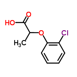 2-(2-Chlorophenoxy)propionic acid structure, CAS 25140-86-7