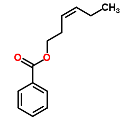 cis-3-Hexenyl benzoate structure, CAS 25152-85-6