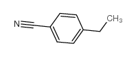 4-Ethylbenzonitrile structure, CAS 25309-65-3