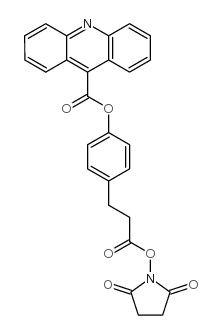 Desmethyl Acridinium NHS Ester structure, CAS 87198-87-6
