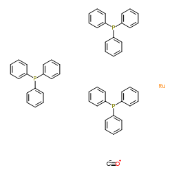 Carbonyldihydrotris(triphenylphosphine)ruthenium structure, CAS 25360-32-1