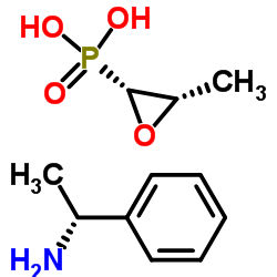 Phosphonomycin (R)-1-phenethylamine salt structure, CAS 25383-07-7