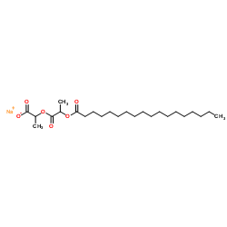 Sodium 2-stearoyllactate structure, CAS 25383-99-7