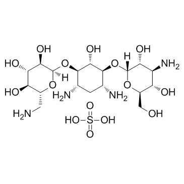 Kanamycin sulfate structure, CAS 25389-94-0