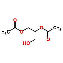 Diacetin structure, CAS 25395-31-7