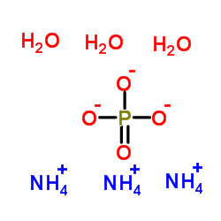 Triammonium phosphate trihydrate structure, CAS 25447-33-0