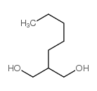 2-Pentylpropane-1,3-diol structure, CAS 25462-23-1