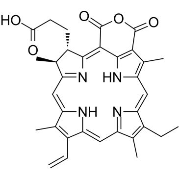 Purpurin 18 structure, CAS 25465-77-4