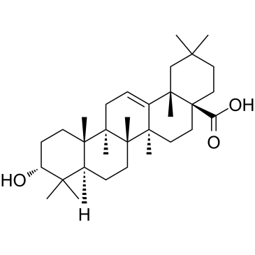 3-Epioleanolic acid structure, CAS 25499-90-5