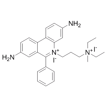 Propidium iodide structure, CAS 25535-16-4