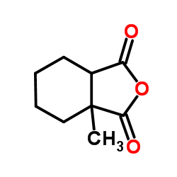 Methylhexahydrophthalic anhydride structure, CAS 25550-51-0
