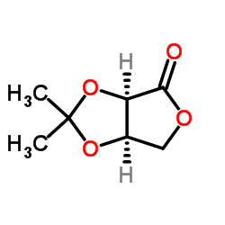 (-)-2,3-O-Isopropylidene-D-erythronolactone structure, CAS 25581-41-3