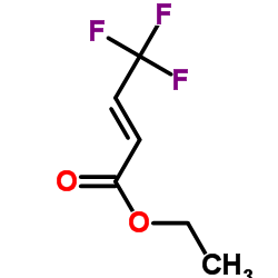 Ethyl 4,4,4-trifluorocrotonate structure, CAS 25597-16-4