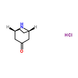 Nortropinone hydrochloride structure, CAS 25602-68-0