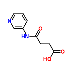 4-Oxo-4-(3-pyridylamino)butyric acid structure, CAS 25604-13-1