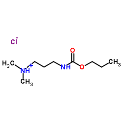 Propamocarb hydrochloride structure, CAS 25606-41-1