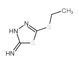 2-Amino-5-ethylthio-1,3,4-thiadiazole structure, CAS 25660-70-2