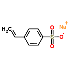 Poly(sodium-p-styrenesulfonate) structure, CAS 25704-18-1