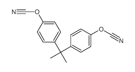 Cyanic acid (1-methylethylidene)di-4,1-phenylene ester homopolymer structure, CAS 25722-66-1
