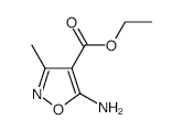 Ethyl 5-amino-3-methyl-4-isoxazolecarboxylate structure, CAS 25786-72-5