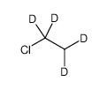 Chloroethane-1,1,2,2-D4 structure, CAS 25854-33-5