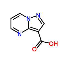 Pyrazolo[1,5-a]pyrimidine-3-carboxylic acid structure, CAS 25940-35-6