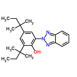 2-(2H-Benzotriazol-2-yl)-4,6-ditertpentylphenol structure, CAS 25973-55-1