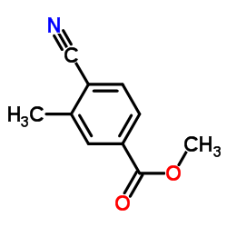 Methyl 4-cyano-3-methylbenzoate structure, CAS 25978-68-1
