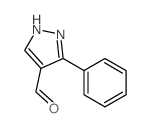 3-Phenyl-1H-pyrazole-4-carbaldehyde structure, CAS 26033-20-5