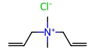 Poly(diallyldimethylammonium chloride) structure, CAS 26062-79-3