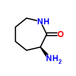 3-Aminohexahydro-2H-azepin-2-one hydrochloride structure, CAS 26081-07-2