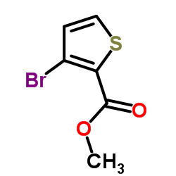 Methyl 3-bromothiophene-2-carboxylate structure, CAS 26137-08-6