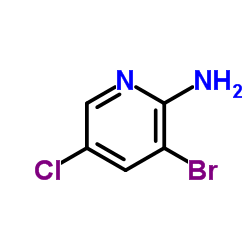 2-Amino-3-bromo-5-chloropyridine structure, CAS 26163-03-1
