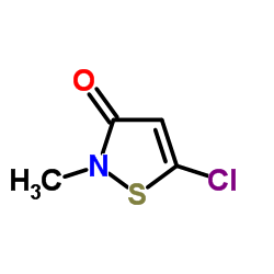 Isothiazolinones; 5-Chloro-2-methyl-4-isothiazolin-3-one structure, CAS 26172-55-4