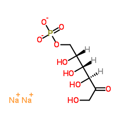 D-Fructose-6-phosphate disodium salt structure, CAS 26177-86-6