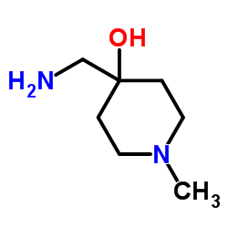 4-Aminomethyl-1-methylpiperidin-4-ol structure, CAS 26228-68-2